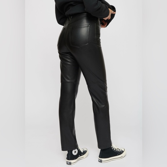 NWT Dynamite Gisele Faux Leather Pants - Picture 3 of 7